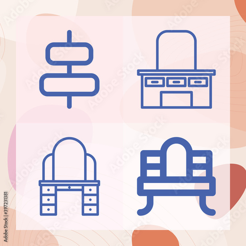 Simple set of lower related lineal icons