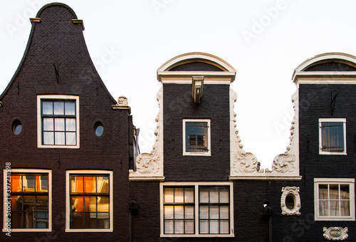 house with windows in holland