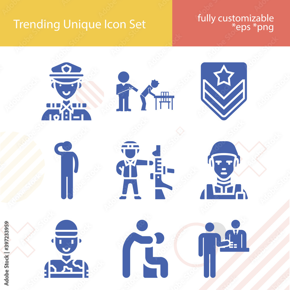 Simple set of corporal related filled icons. Simple set of corporal related filled icons.