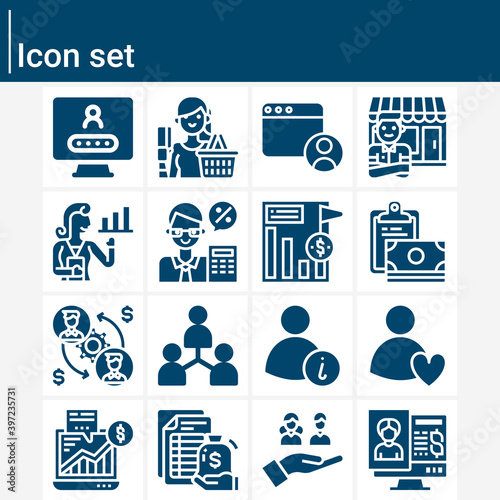 Simple set of recorded related filled icons.