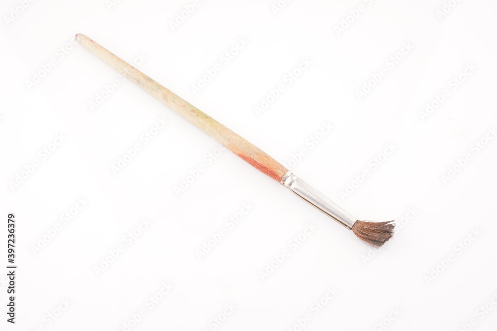 brush for painting on a white background brush for painting on a white background