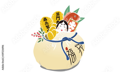 商売繁栄・福袋・小判