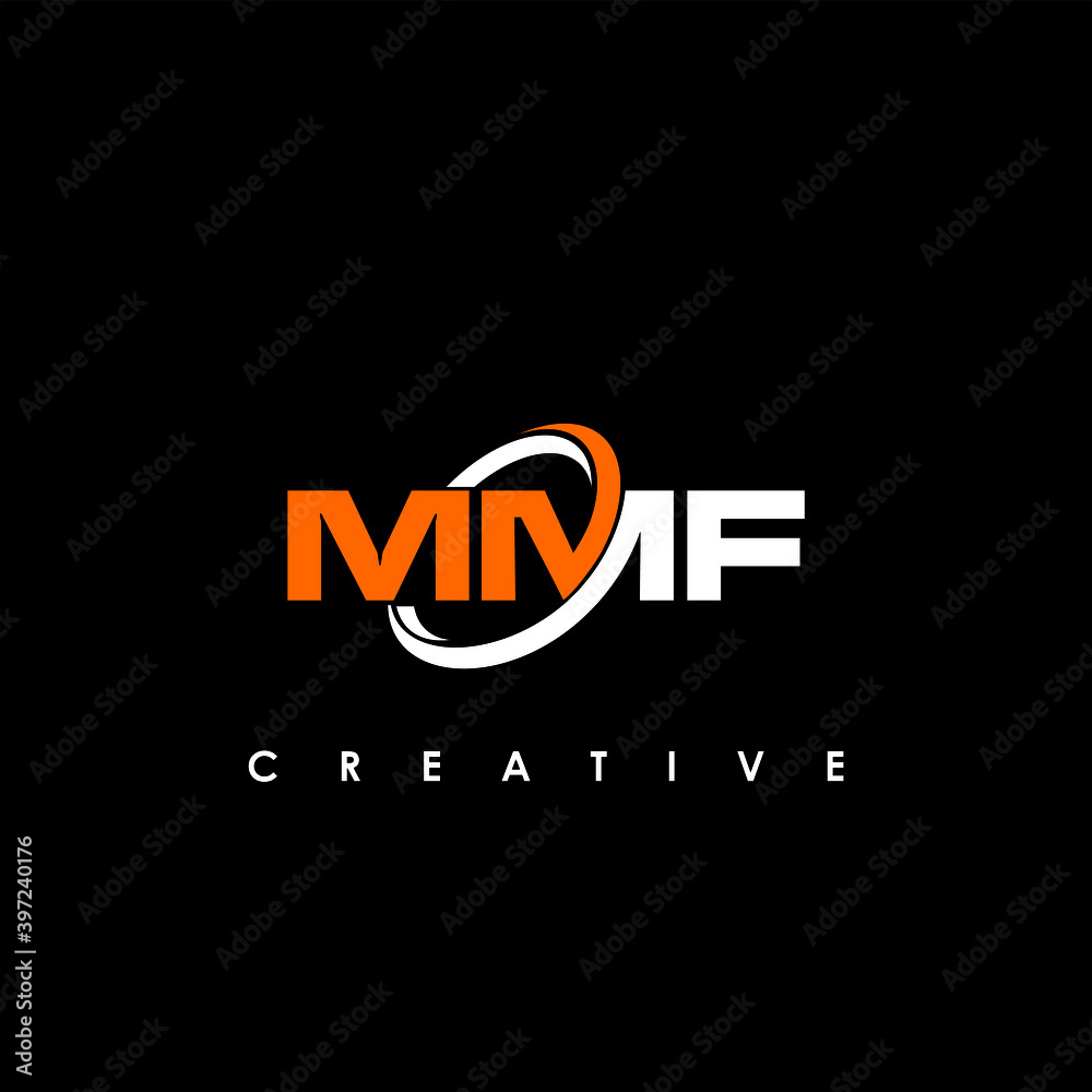 Obraz premium MMF Letter Initial Logo Design Template Vector Illustration 