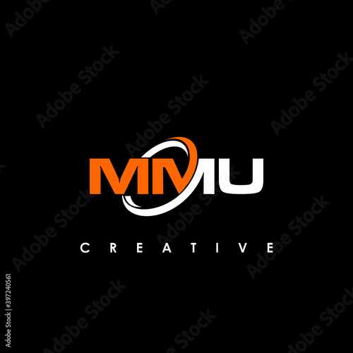 MMU Letter Initial Logo Design Template Vector Illustration	
 photo