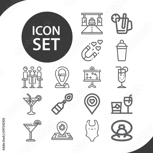 Simple set of casualties related lineal icons.