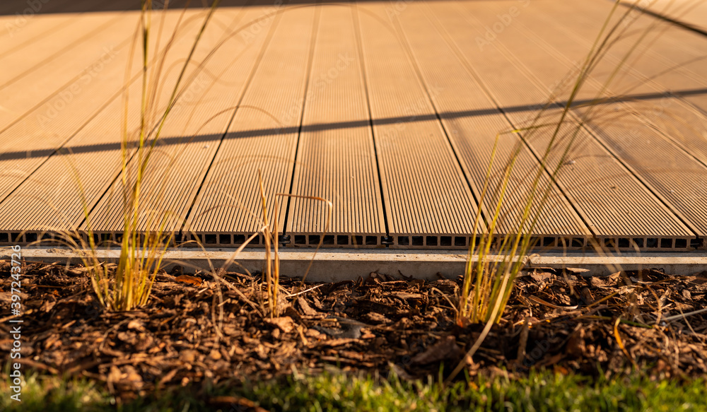 terrace boards - practical use - garden cleaning
