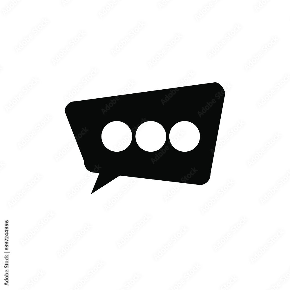 Think bubble isolated. Trendy think bubble in flat style. Modern template for social network and label Think bubble isolated. Trendy think bubble in flat style. Modern template for social network and label