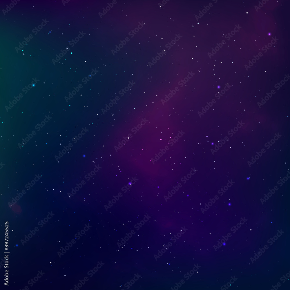 Starry night sky. Universe nebula. Outer space and milky way. Vector Starry night sky. Universe nebula. Outer space and milky way. Vector
