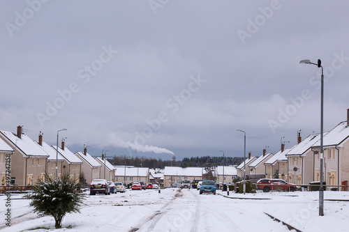 first snow fall in Auchinleck scotland