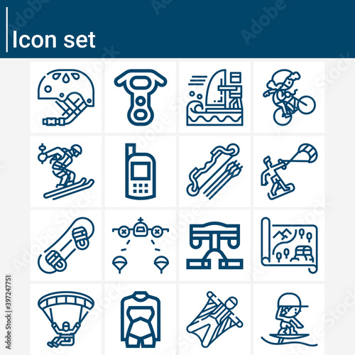 Simple set of extremity related lineal icons.