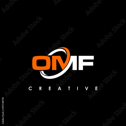OMF Letter Initial Logo Design Template Vector Illustration 