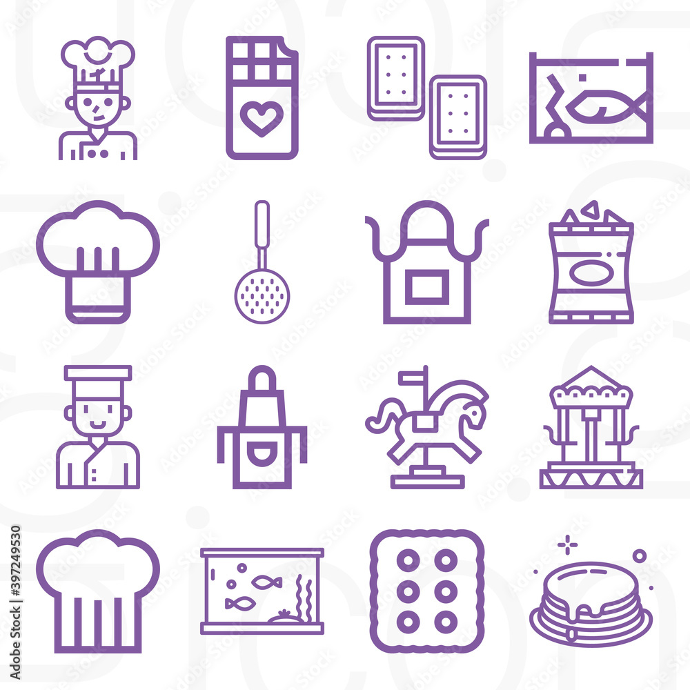 16 pack of easy lineal web icons set 16 pack of easy lineal web icons set