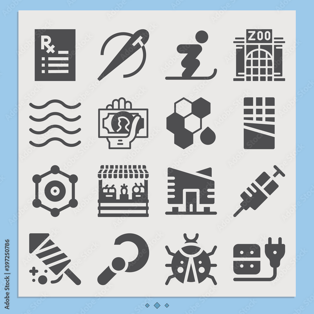 Simple set of introductory related filled icons. Simple set of introductory related filled icons.
