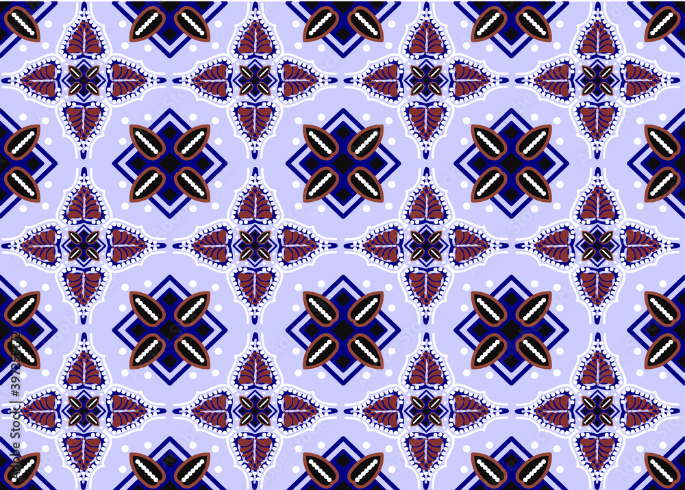 Indonesian batik motifs with very distinctive plant patterns. Exclusive background. EPS 10 Indonesian batik motifs with very distinctive plant patterns. Exclusive background. EPS 10