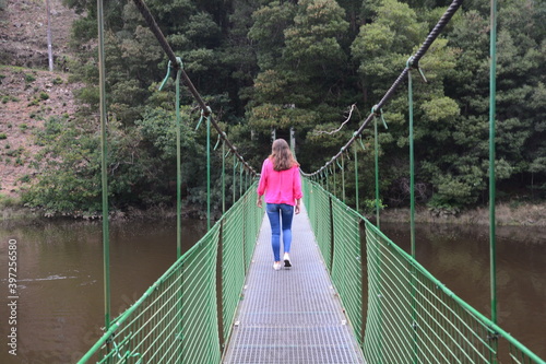 Puente colgante Galicia