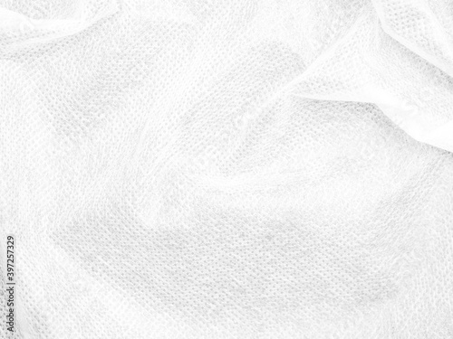 abstract white texture blur background of synthetic fabric fiber with detail and curved line a high resolution closeup soft focus of cloth surface for art and design