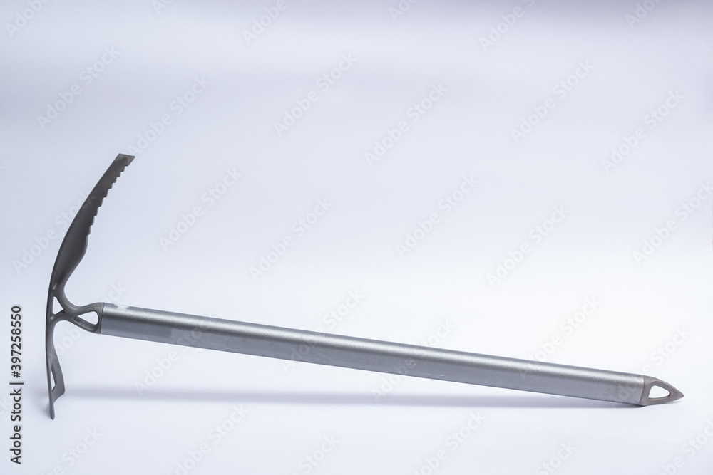 ice axe isolated on a white background