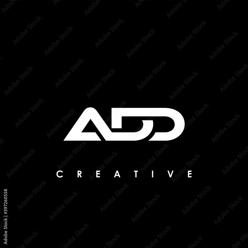 ADD Letter Initial Logo Design Template Vector Illustration	
