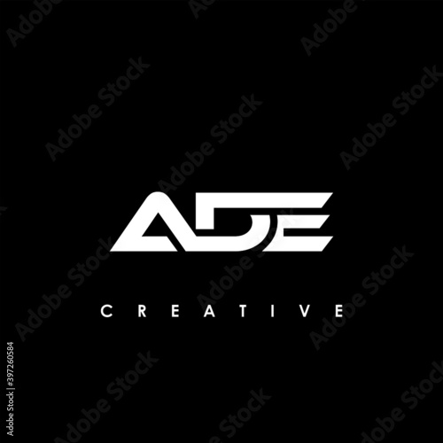ADE Letter Initial Logo Design Template Vector Illustration	
 photo