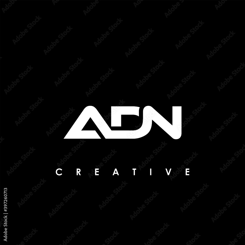 ADN Letter Initial Logo Design Template Vector Illustration	
