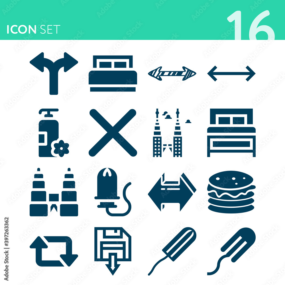 Simple set of 16 icons related to duplicate Simple set of 16 icons related to duplicate
