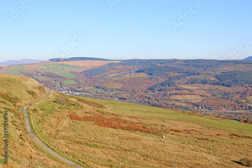 Valley in the Brecon Beacons in Wales  © Jenny Thompson