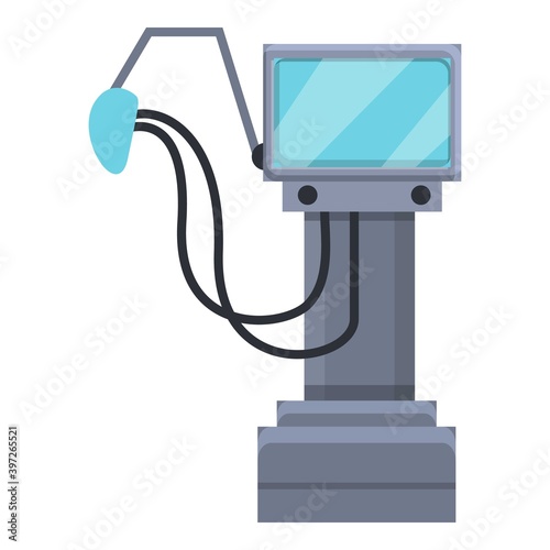 Device ventilator medical machine icon. Cartoon of device ventilator medical machine vector icon for web design isolated on white background