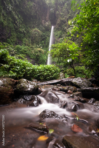 Congklak waterfall is one of the tourist destinations in Banyuwangi, East Java, Indonesia.