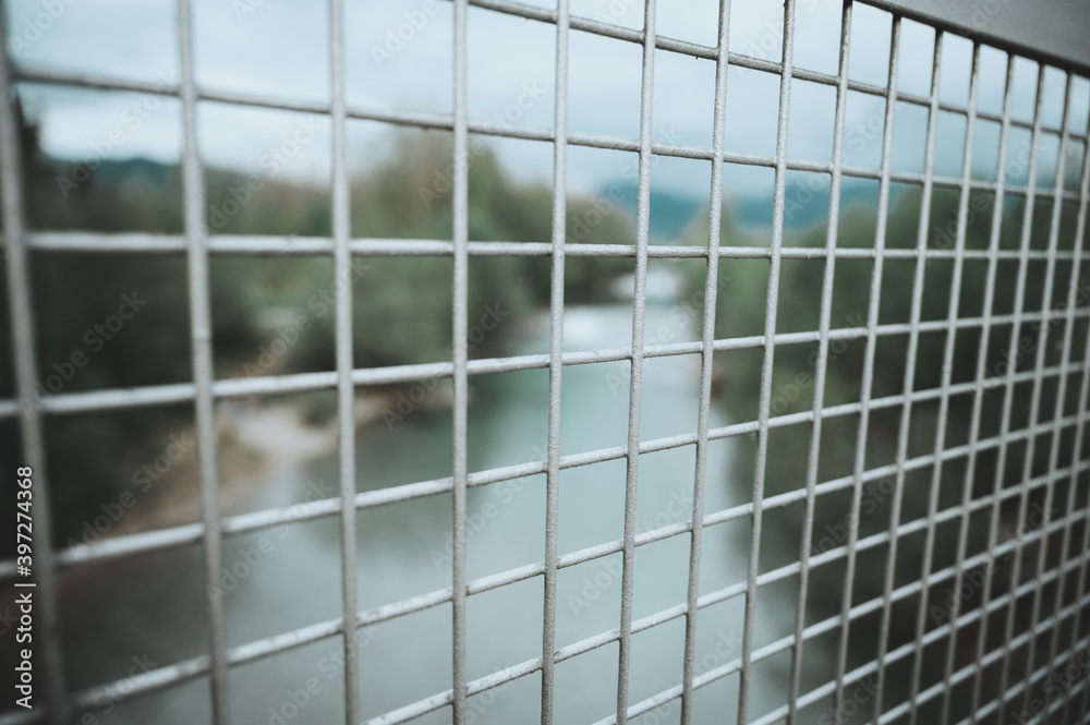 Obraz premium Brückengeländer