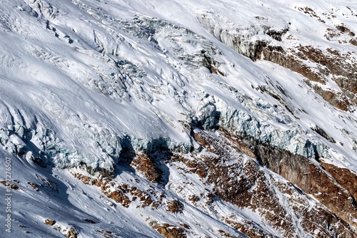 Awesome views from Allalin Glacier Switzerland photo