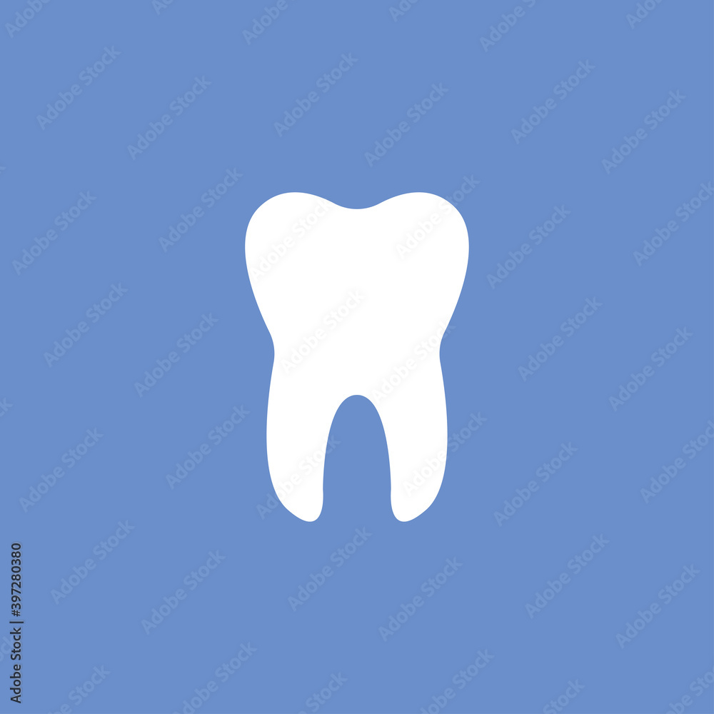 Tooth vector icon. Dentist symbol. Tooth vector icon. Dentist symbol.