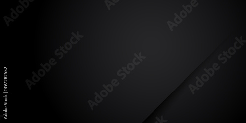 Black abstract paper background. Suit for business social media post stories and presentation template.