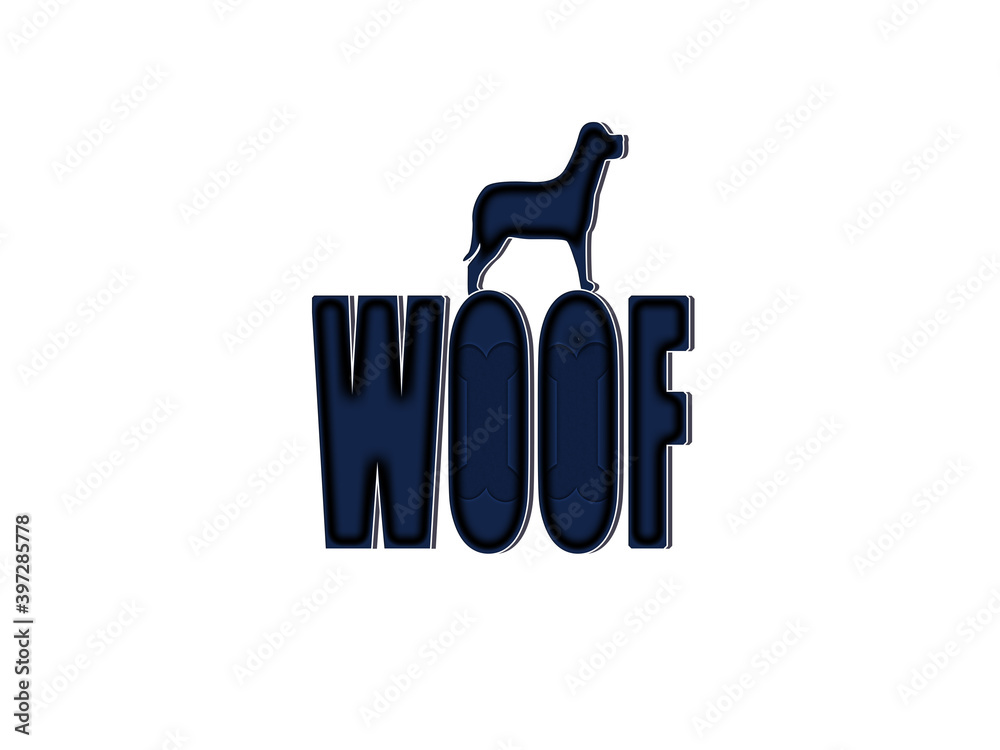 Dog barking, woof Dog barking, woof