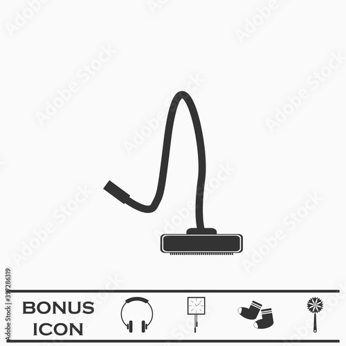 Vacuum Cleaner icon flat.