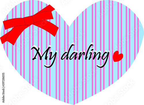 メッセージカード　my daring