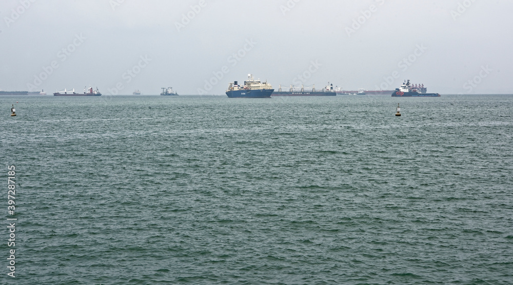  View of the Singapore Straits