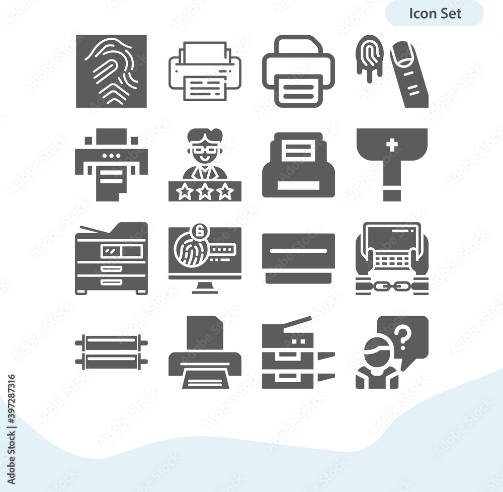 Simple set of proof related filled icons. Simple set of proof related filled icons.