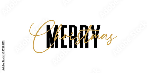 Luxury Merry Christmas Font Design