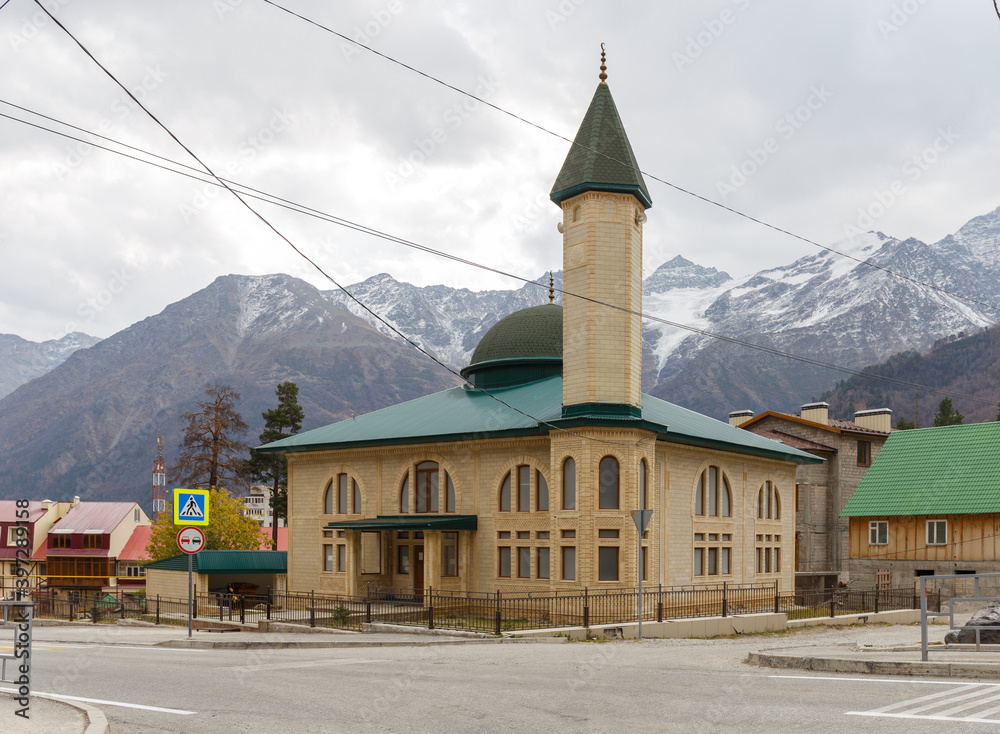 Mosque in the village