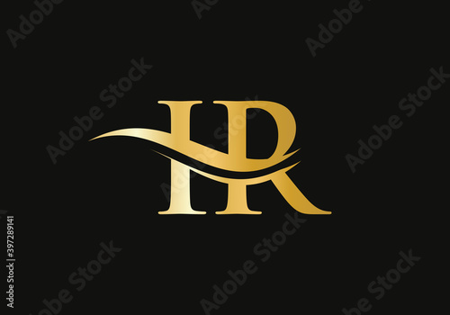 IR Logo for luxury branding. Elegant and stylish design for your company. 