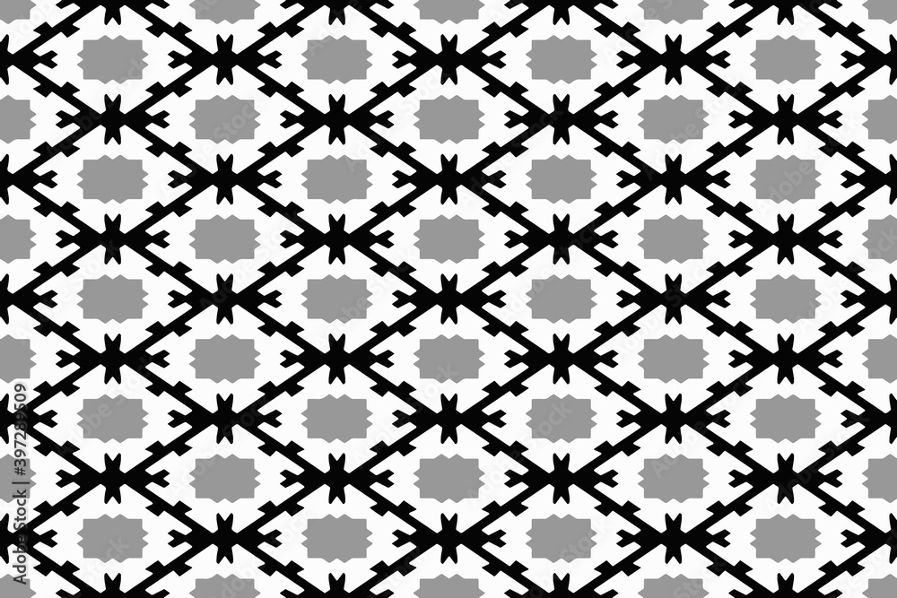 seamless abstract geometric black white and gray pattern19f1a
