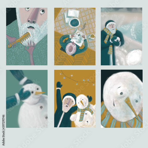 New Year and Christmas cards