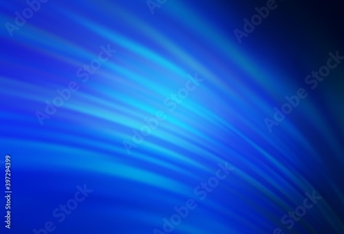 Dark BLUE vector abstract bright template.