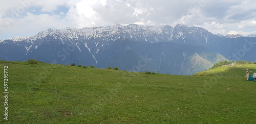 Snow on the mountains of kashmir
