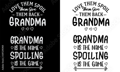Grandma T-shirt Design