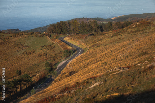 Jaizkibel mountain next to the basque coast, Basque Country. 