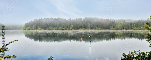 Urrúnaga reservoir, Legutio, Otxandio, Alava, Basque Country, Euskadi, Euskal Herria, Spain, Europe photo