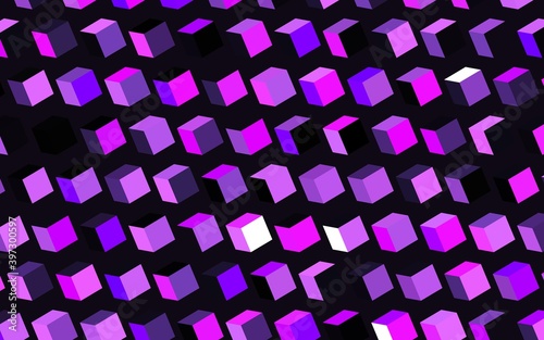 Dark Purple vector pattern in square style.