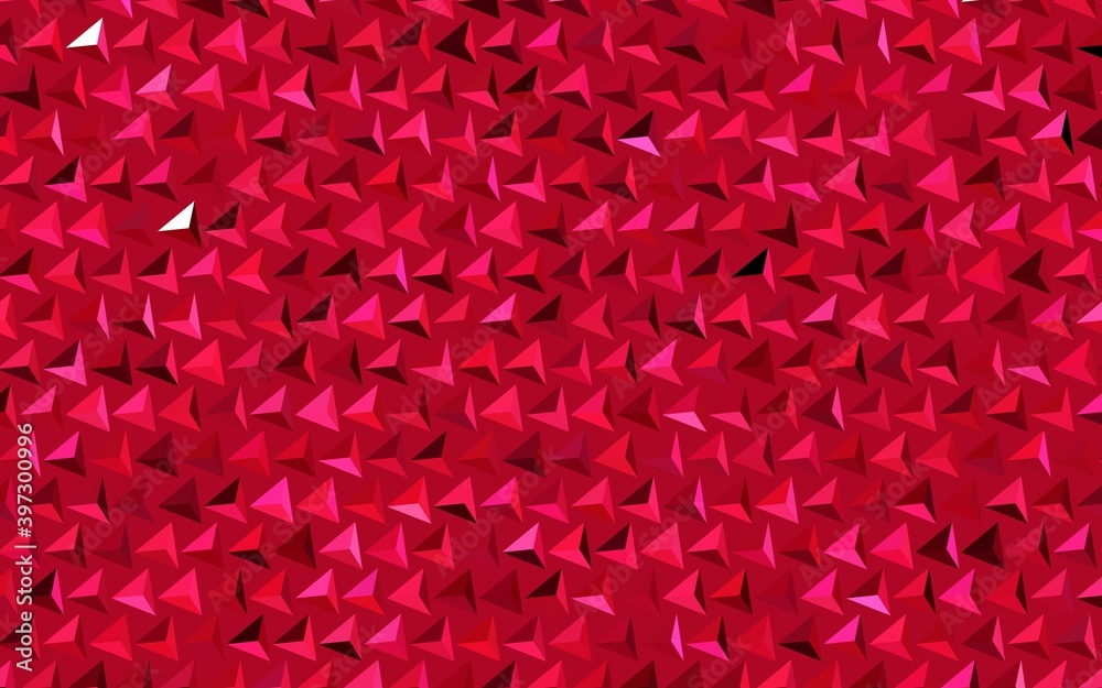 Dark Pink vector pattern with polygonal style. Dark Pink vector pattern with polygonal style.