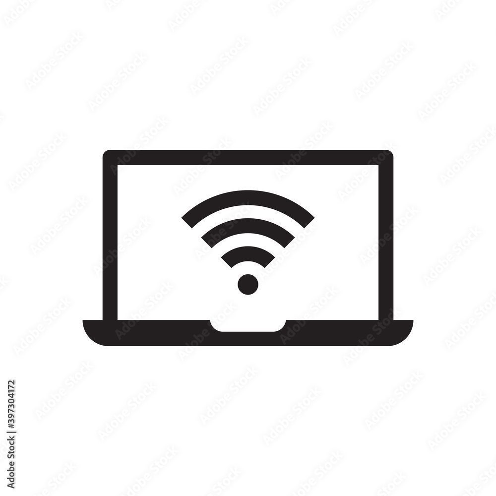 laptop wifi icon laptop wifi icon